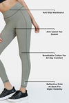 Zelocity All Day Yoga Leggings - Charcoal Grey — thumbnail 6
